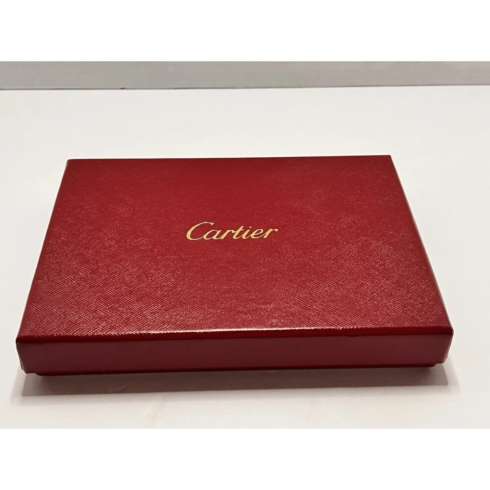 Vintage Cartier Panther Stationery Set10 (Rare) Gold Embossed Cards & Envelopes.